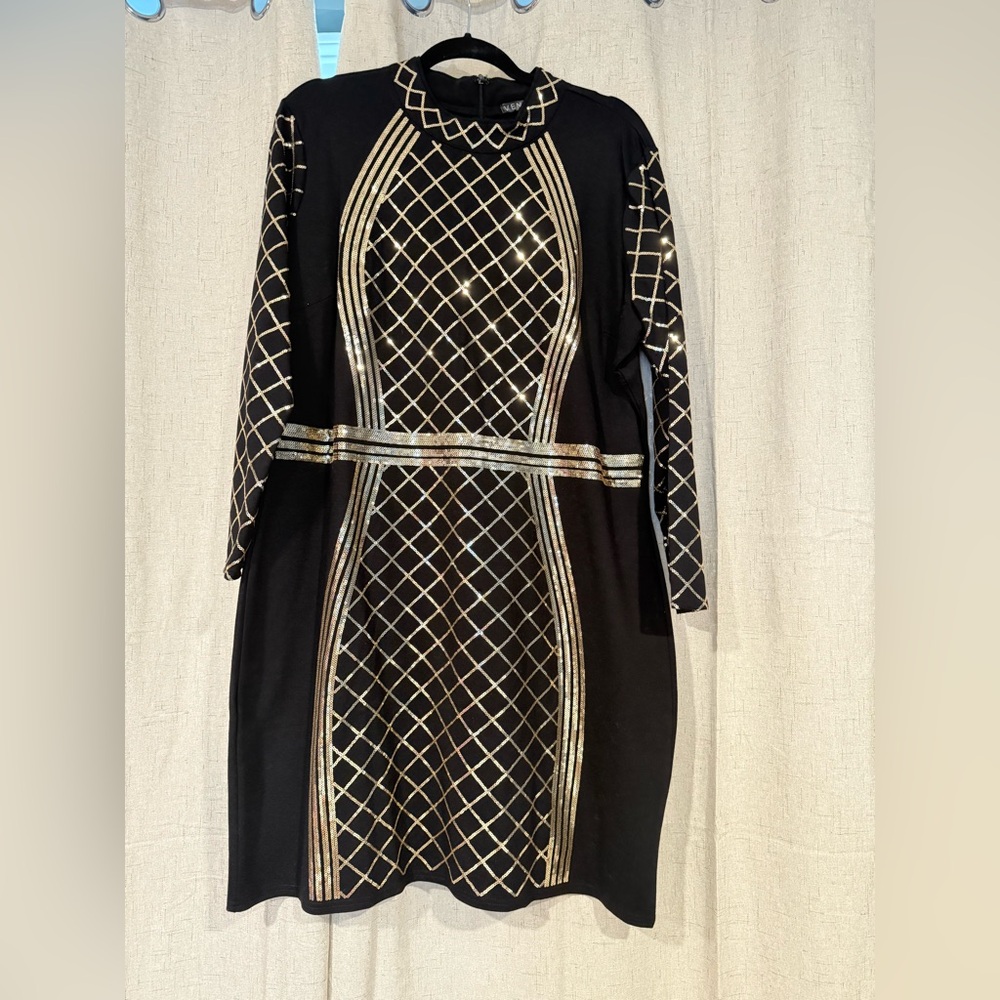 Sequin body con dress